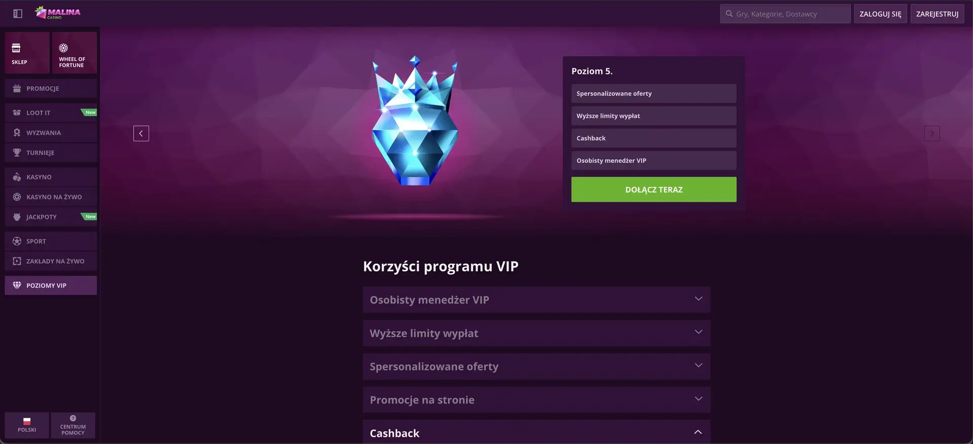 Piąty poziom VIP